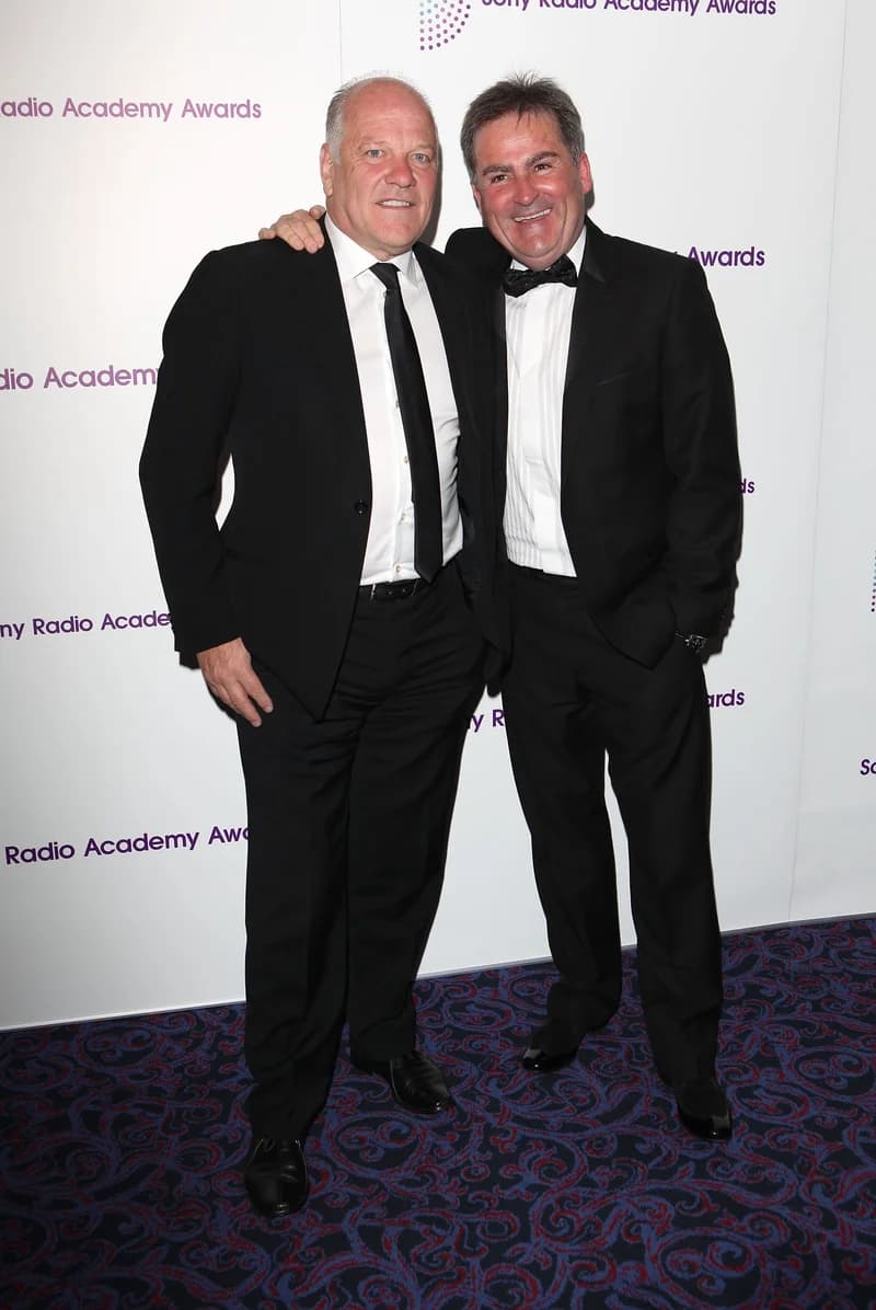 Richard Keys and Andy Gray at the Radio Academy Awards